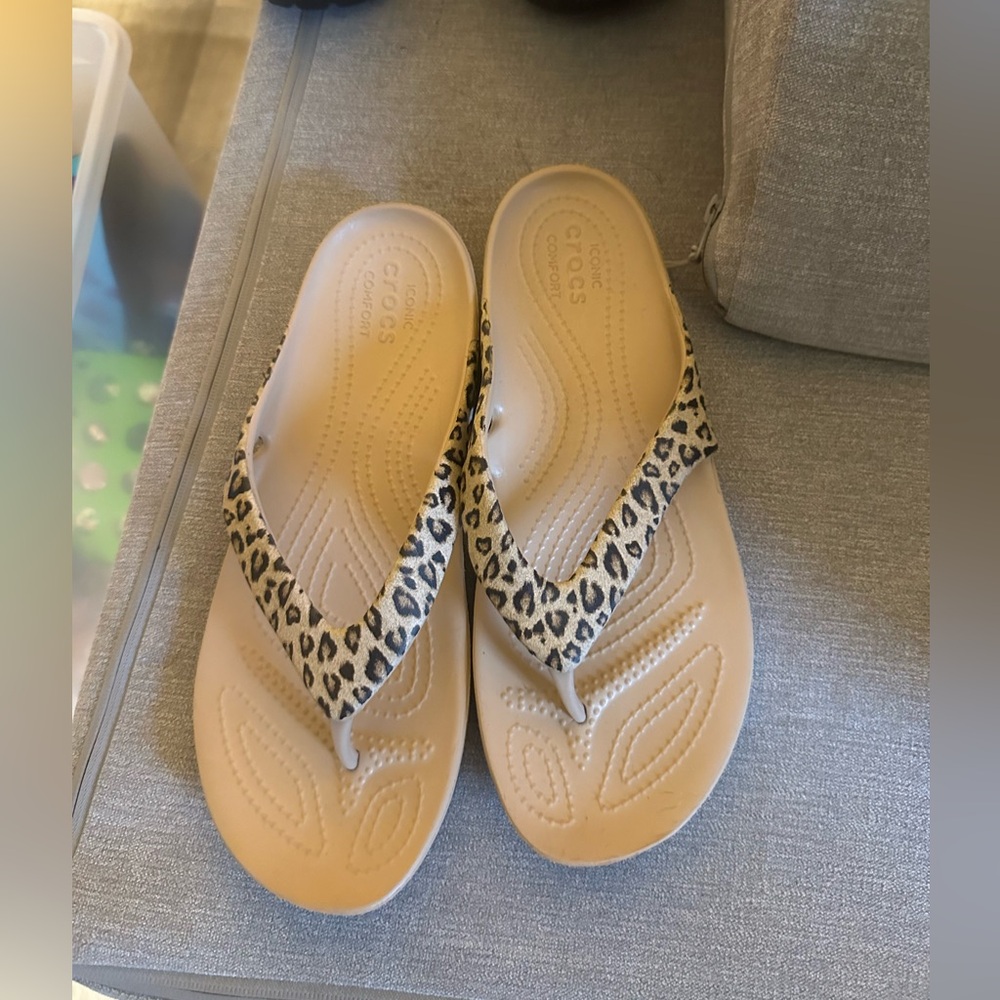 New croc flip flops